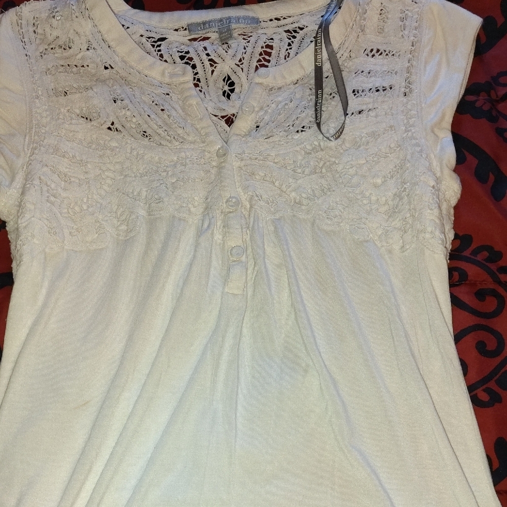 Women's White Lace Top